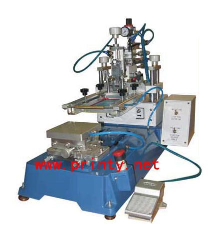 Mini screen printer,Tabletop shuttle screen printing machine,Pneumatic small shuttle screen print equipment,Semi auto mini silk screen printing machine