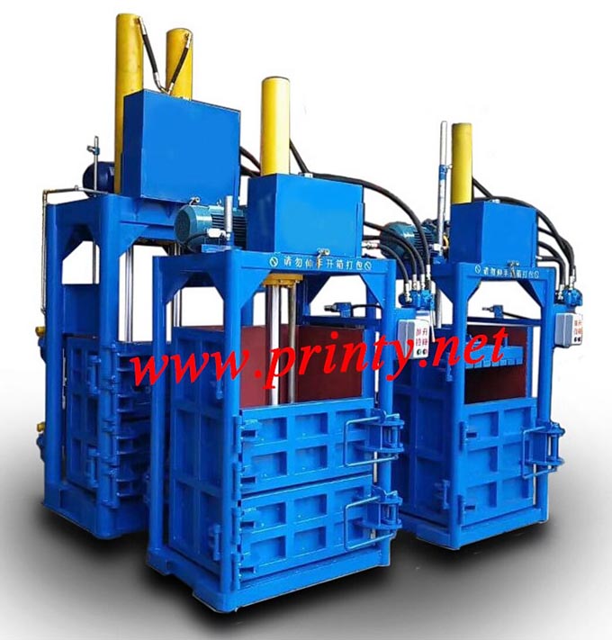 Baling machine,Hydraulic baling machine,Hydraulic scrap baler,Loose material baling equipment for compressing the used clothes,paper,newspapers,card boards,cartons, plastic bottles,cans,tins,straw, grass etc
