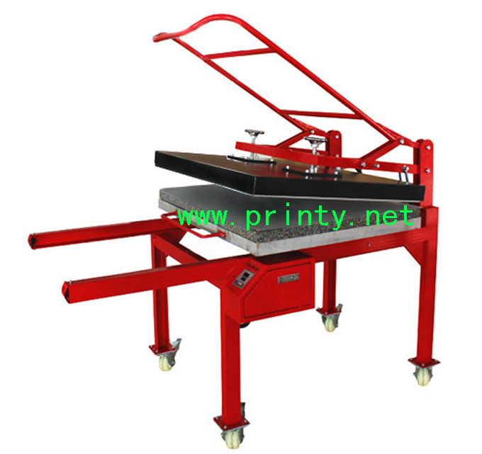 Large size manual heat press machine,Large format heat transfer machine,Manufacture wholesale large format manual heat press machine heat transfer equipment