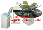 CD DVD Screen Printing Machine | Rotary CD DVD Screen Printer Machine | Manual 1~5 Color Screen Printing Equipment